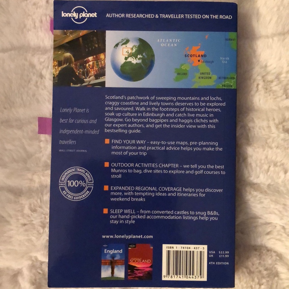 LONELY PLANET - Scotland book - Picture 2 of 3